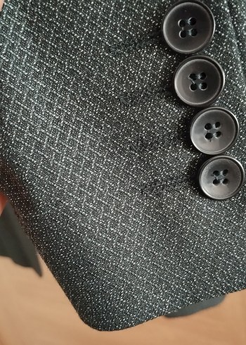 Düğmeli Yeşil Erkek Takım Elbise - Görsel 3