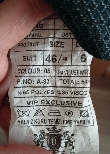 Düğmeli Yeşil Erkek Takım Elbise - Görsel 4