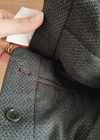 Düğmeli Yeşil Erkek Takım Elbise - Görsel 11