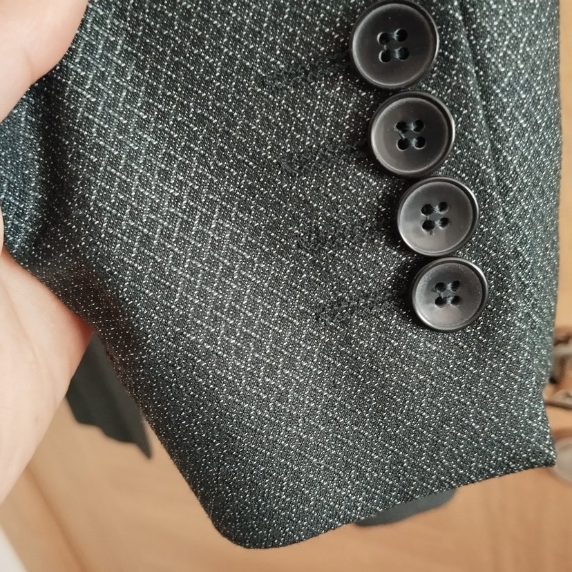 Düğmeli Yeşil Erkek Takım Elbise - Görsel 3