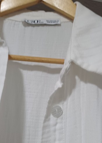 Beyaz Kısa Kollu Hemşirelik Sabahlığı - Görsel 3