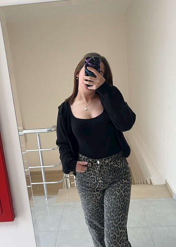 Zebra Desenli pantolon - Görsel 4