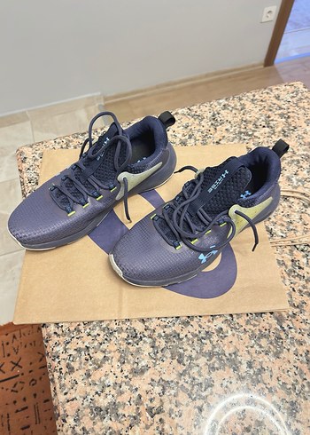 Mavi Under Armour Erkek Koşu Ayakkabısı - Görsel 2