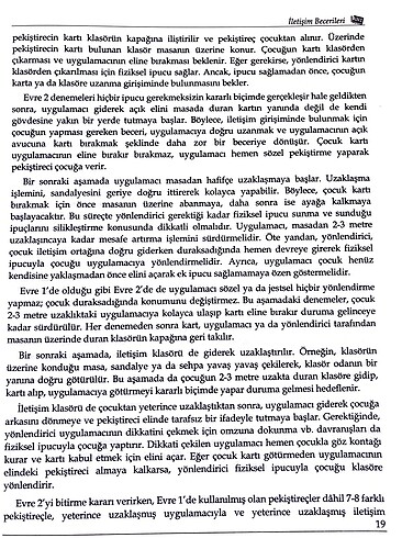 Otistik Çocuklar İçin Davranışsal Eğitim Programı Oçidep