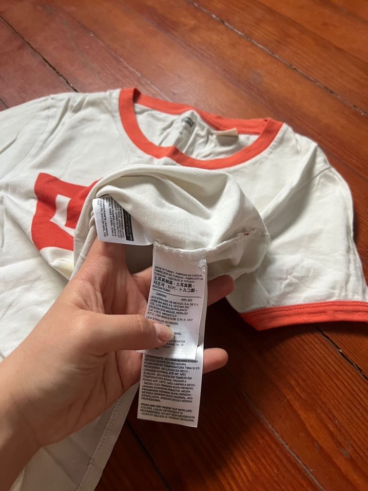 Levi's Kız Çocuk Kısa Kollu Beyaz Tişört - Görsel 4