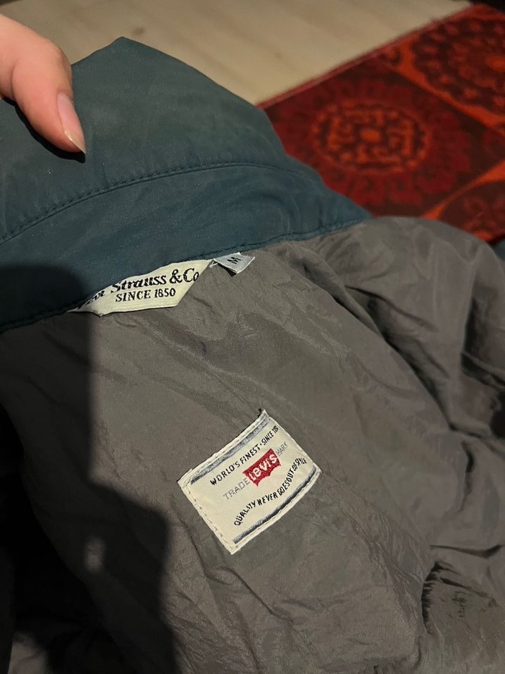 Gri Düğmeli Erkek Midi Mont - Görsel 3