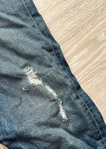 Erkek Mavi Rahat Kesim Kot Pantolon - Görsel 4