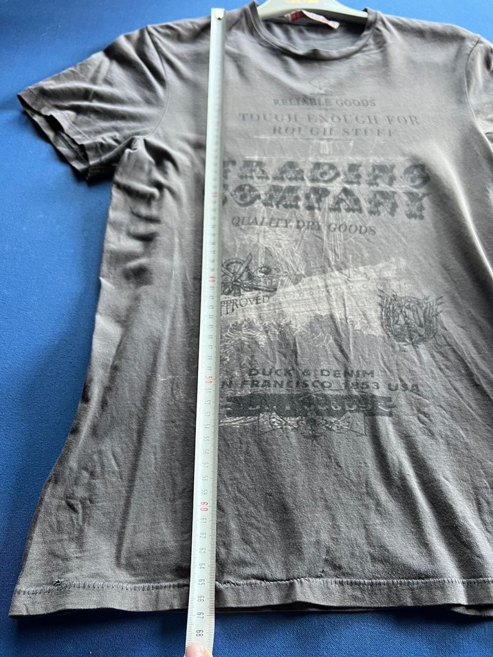 Gri Baskılı Erkek Kısa Kollu Tişört - Görsel 5