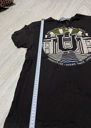 Siyah Baskılı Erkek Tişört - Görsel 6