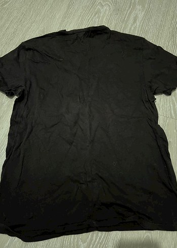 Siyah Baskılı Erkek Tişört - Görsel 2