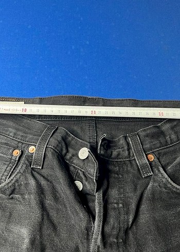 Siyah Bol Kesim Erkek Denim Pantolon - Görsel 6