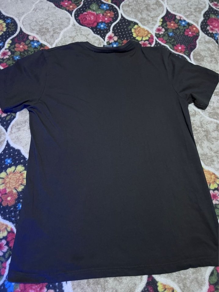 Champion Baskılı Siyah Erkek Tişört - Görsel 2