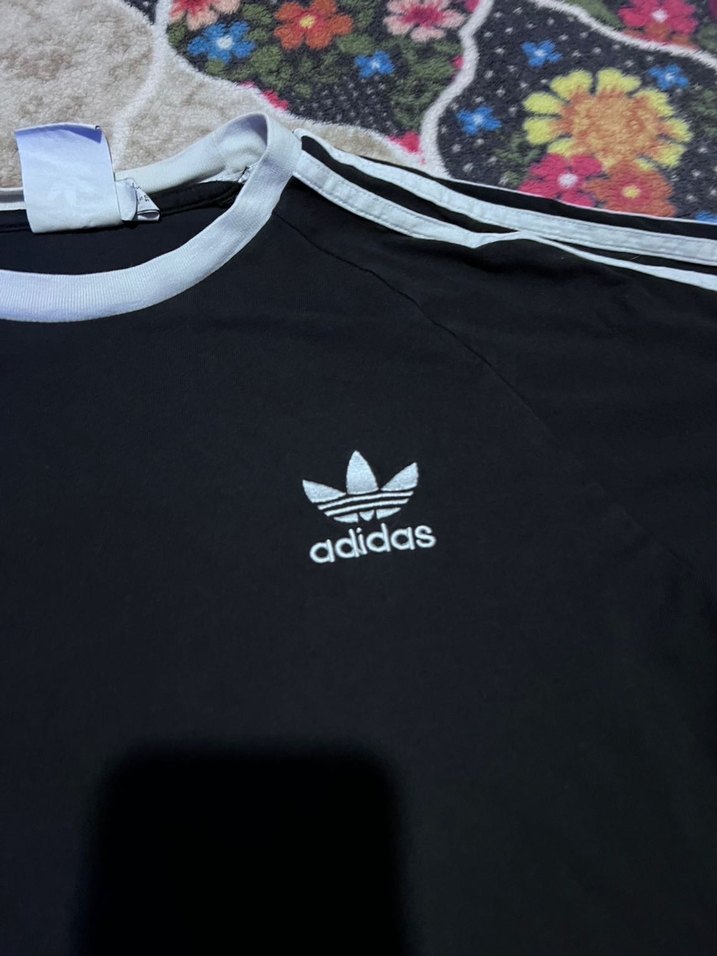 Adidas Siyah Kısa Kollu Kadın Tişört - Görsel 5