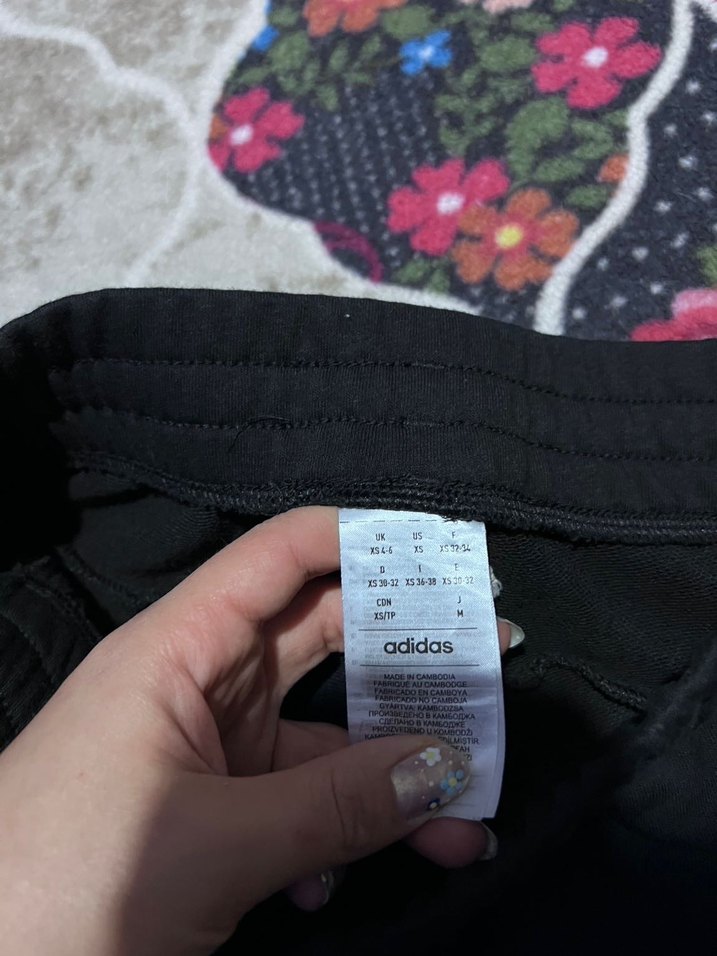 Kadın Siyah Adidas Spor Eşofman Altı - Görsel 5