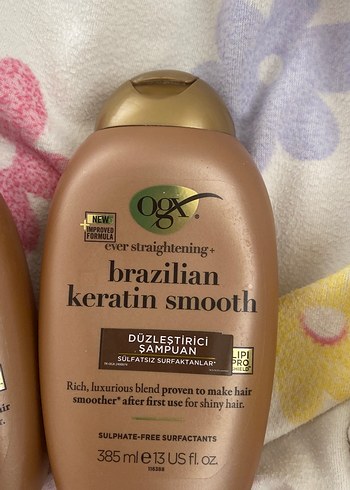 Diğer OGX Brezilya Keratinli Düzleştirici Bakım Kremi 385 ml