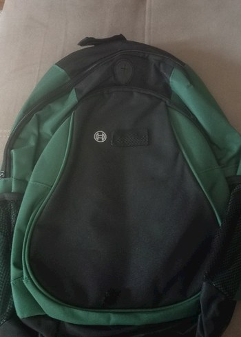 Fermuarlı Yeşil Biker Sırt Çantası - Görsel 3