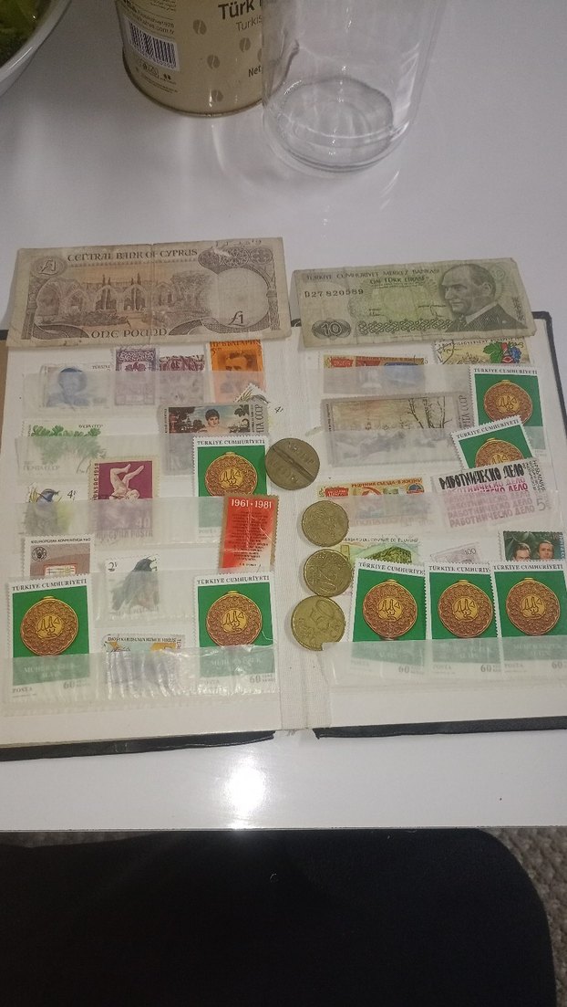 Altın Renkli Koleksiyonluk Madeni Paralar ve Banknotlar - Görsel 5