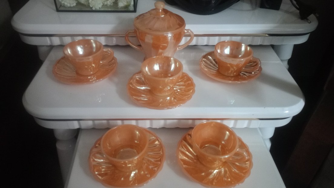 Pastel Bej Seramik Çay Fincanı Takımı - Görsel 2