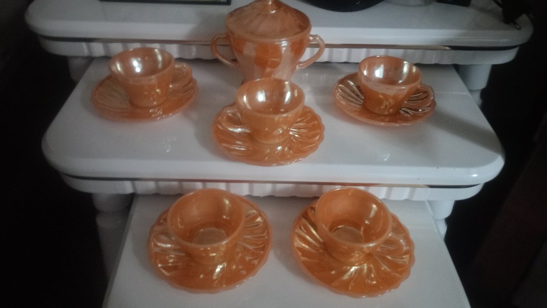 Pastel Bej Seramik Çay Fincanı Takımı - Görsel 3