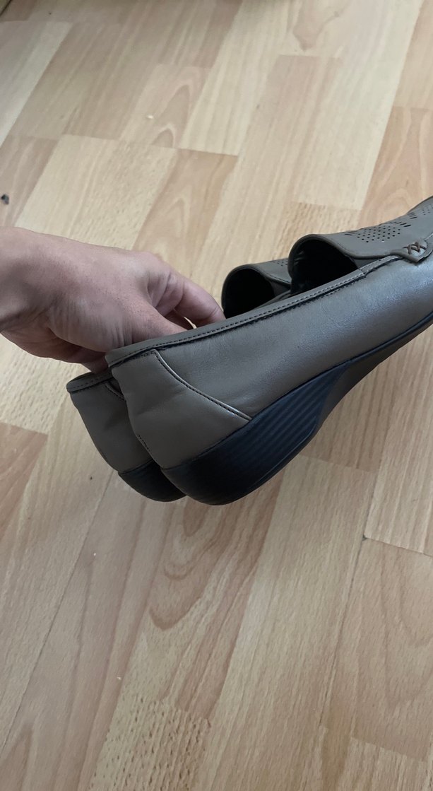 Polaris Kahverengi Dolgu Topuklu Kadın Babet - Görsel 4