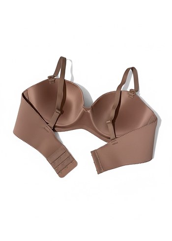 Minimalist Sofya kahverengi yarım Destekli Sütyen - Görsel 2