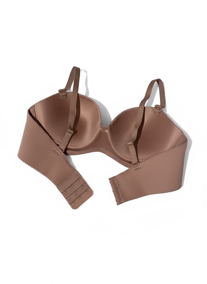 Minimalist Sofya kahverengi yarım Destekli Sütyen - Görsel 2