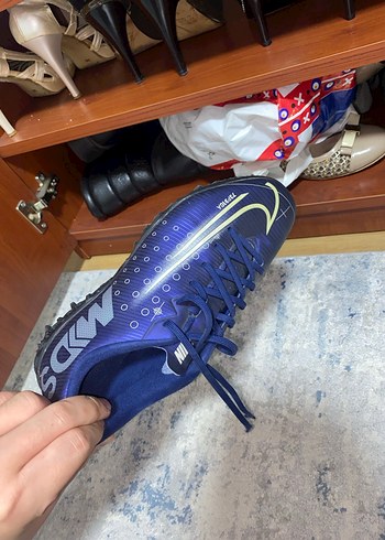 Mavi Erkek Futbol Ayakkabısı Nike Bağcıklı 38.5 Numara - Görsel 2