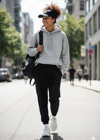 m Beden gri Renk Gri Oversize Kadın Sweatshirt