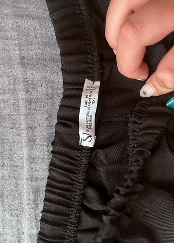 xxl Beden Siyah Midi Kadın Pantolon