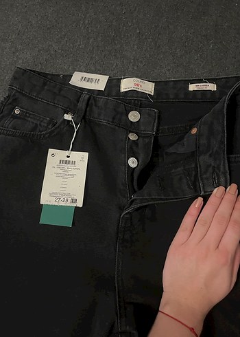27 Beden gri Renk Siyah Normal Kesim Kot Pantolon COLİNS