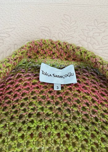 Kadın Çok Renkli Örgü Bohem Şal - Ana görsel