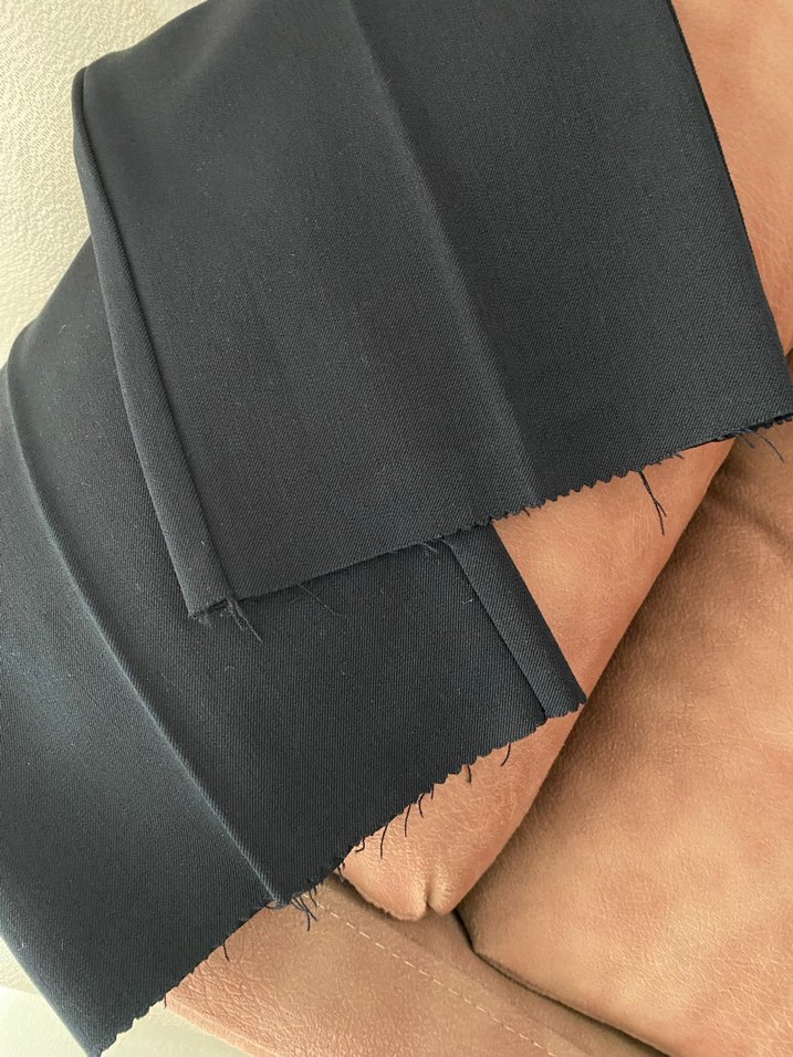 Lacivert Kadın Kumaş Pantolon - Görsel 4