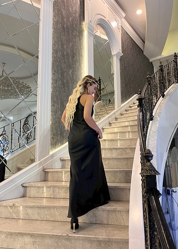 Siyah Uzun Gotik Elbise