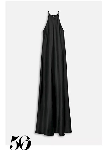 34 Beden Siyah Uzun Gotik Elbise