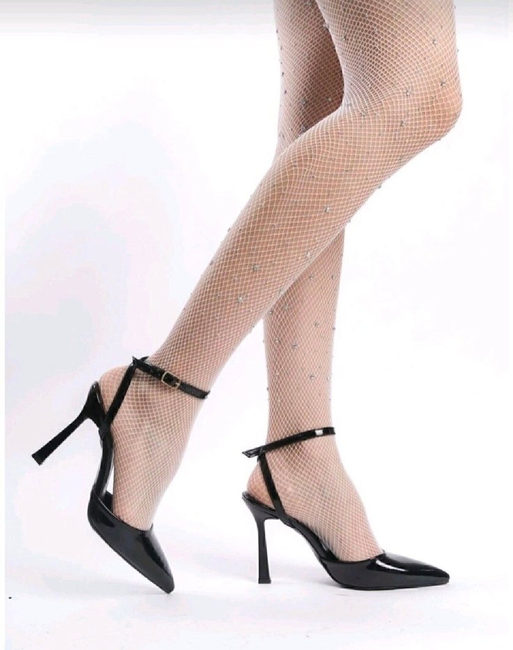 Siyah Topuklu Ayakkabı - Görsel 2