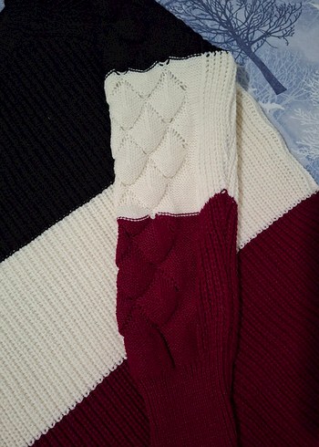 Bohem Örgü Kadın Kazak - Görsel 2