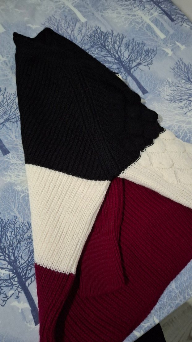 Bohem Örgü Kadın Kazak - Görsel 3