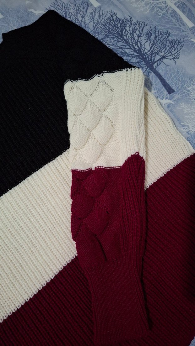 Bohem Örgü Kadın Kazak - Görsel 2