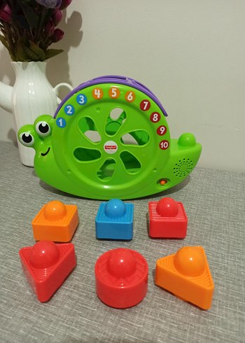 Renkli Salyangoz Şekilli Eğitici Oyuncak