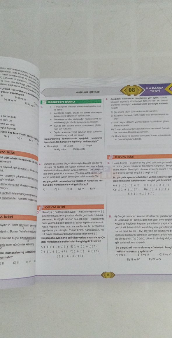 11. Sınıf Türk Dili ve Edebiyatı Soru Bankası - Görsel 2