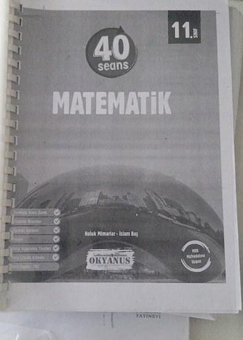 11. Sınıf Fizik kimya matematik fotokopi test kitapları hepsi - Görsel 3