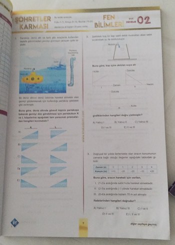 TYT fen /tyt matematik /tyt problem denemeleri sıfırdır. - Görsel 4