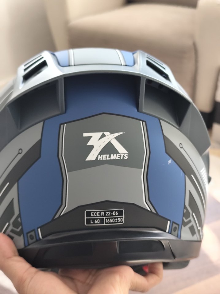 biker motosiklet kaskı ZX Full Face Kask  sıfır /etiketli - Görsel 3