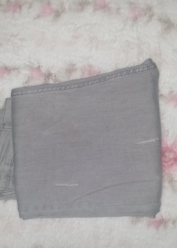 kadın bol paça yüksek bel kot pantolon - Görsel 3