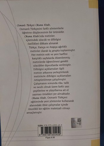 Osmanlı Türkçesi Okuma Kitabı - İ. Hakkı Aksoyak