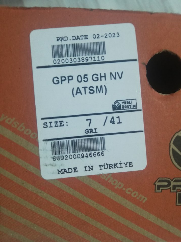 YDS GPP 01 PC Kompozit Burunlu İş Ayakkabısı - Görsel 3