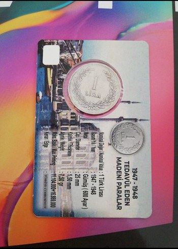 1 LİRA 1948 GÜMÜŞ - Görsel 2