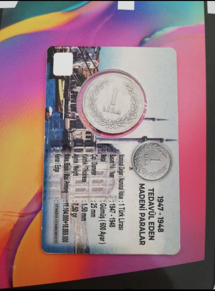 1 LİRA 1948 GÜMÜŞ - Görsel 2