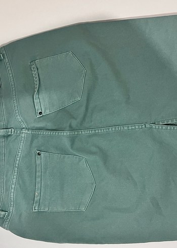 Denim&Co Denim Yeşil Kadın Midi Kot Etek
