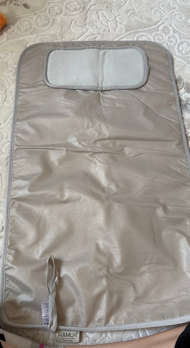 Gri Desenli Çocuk alt açma ve bez kutusu - Görsel 4